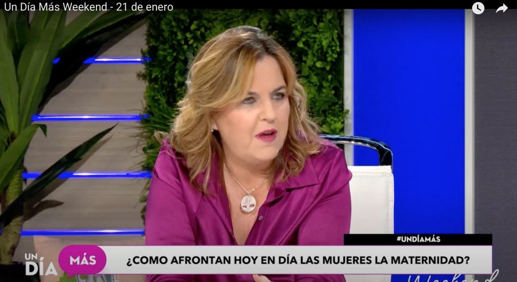 Entrevista Tv a Fabiola Cortes Psicóloga en el programa "Un dia mas tv"